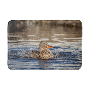 Mallard Duck at Downing Park Bath Mat