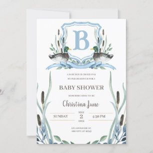 Mallard Duck Baby Shower Invitation