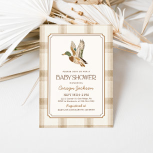 Mallard Duck Baby Shower Invitation