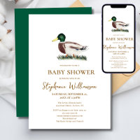 Mallard Duck Baby Shower