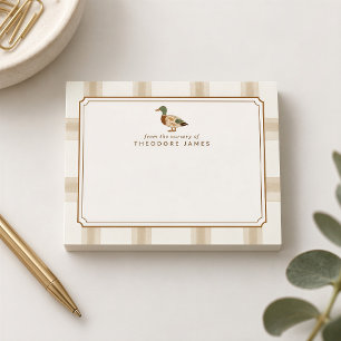 Mallard Duck Baby Stationery Post-it Notes