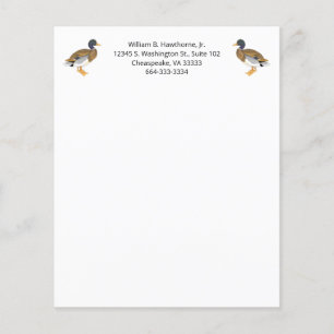 Mallard Duck Bird Nature Animals Waterfowl Men's