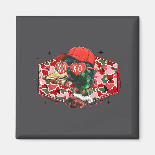 Mallard Duck Camouflage Happy Valentine's Day Hunt Magnet