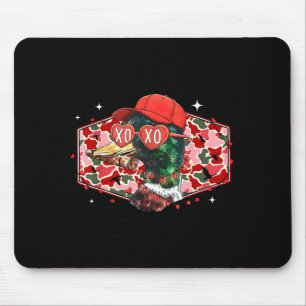 Mallard Duck Camouflage Happy Valentine's Day Hunt Mouse Mat