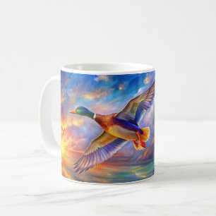 Mallard Duck Ceramic Mug For Bird Lovers