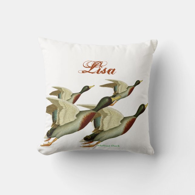Mallard Duck Cushion (Front)