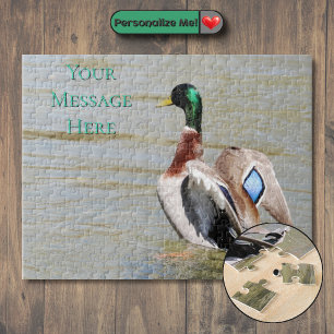Mallard Duck Diamond Jigsaw Puzzle
