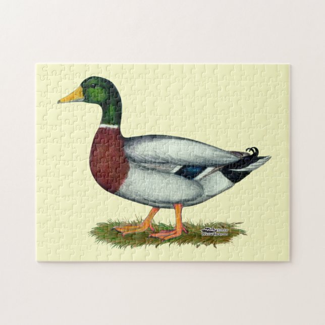Mallard Duck Drake Jigsaw Puzzle (Horizontal)