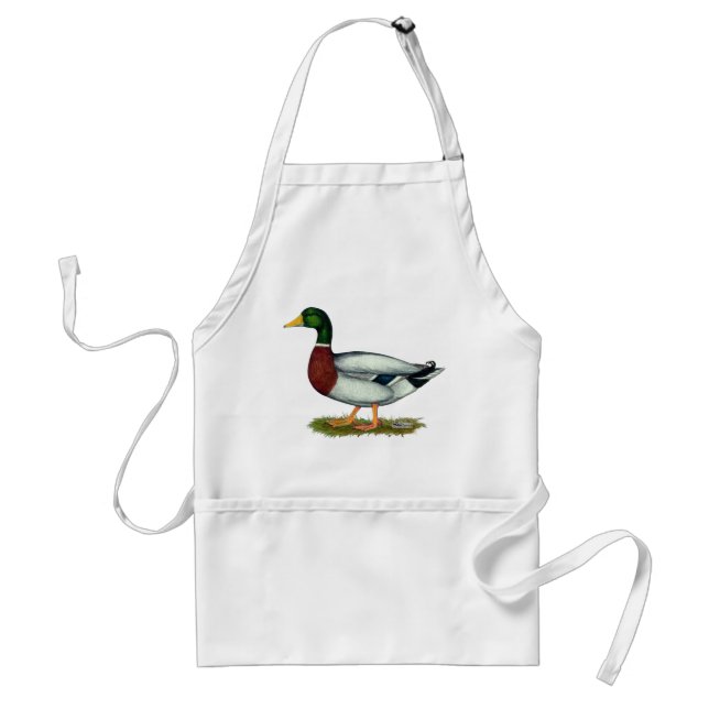 Mallard Duck Drake Standard Apron (Front)