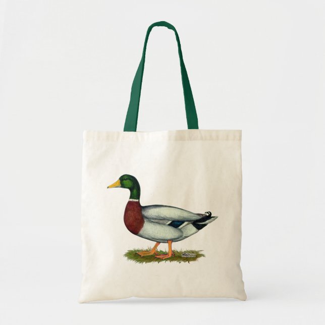 Mallard Duck Drake Tote Bag (Front)