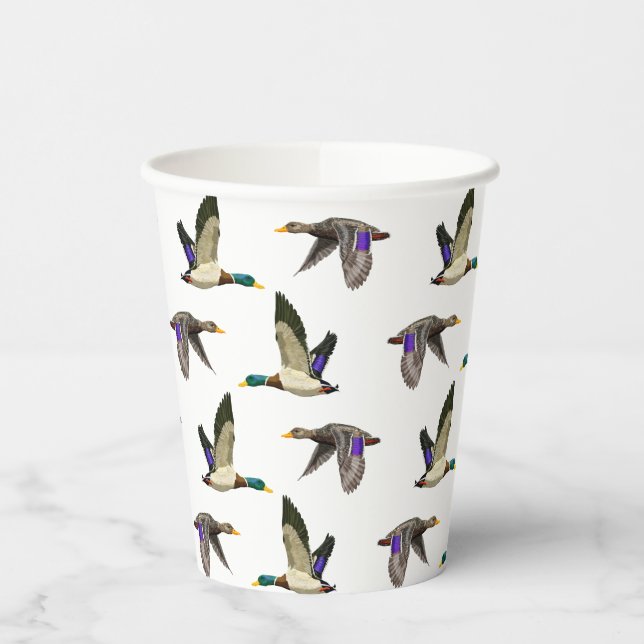 Mallard Duck Enthusiasts  Paper Cups (Left)