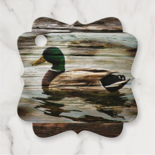 Mallard Duck Favour Tags