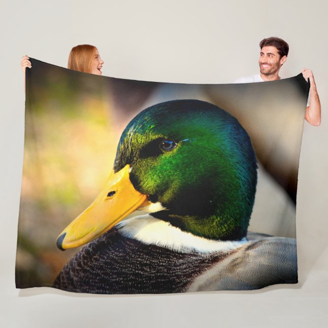 MALLARD DUCK FLEECE BLANKET (In Situ)