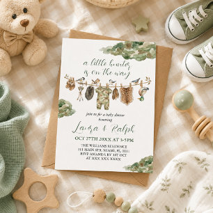 Mallard Duck Hunting Boy Baby Shower  Invitation