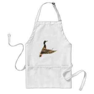 Mallard Duck in Flight Standard Apron