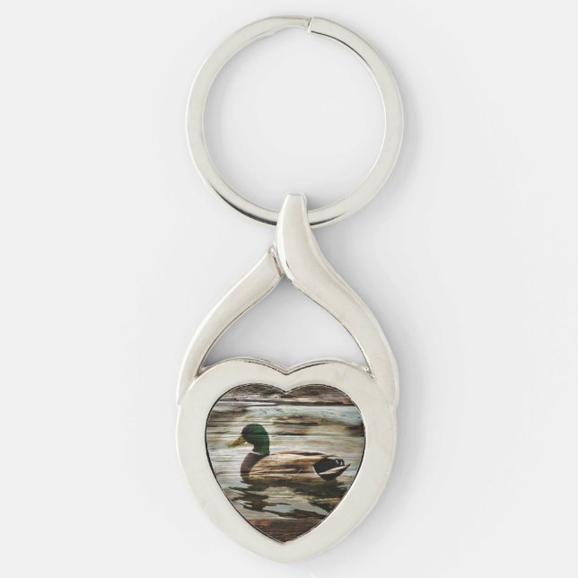 Mallard Duck Key Ring (Front)