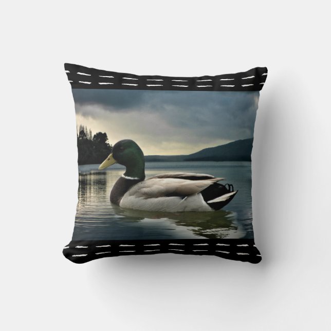Mallard Duck Lake Cushion (Front)