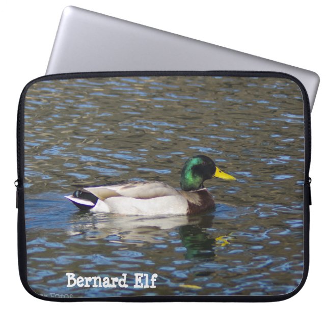 Mallard Duck Laptop Sleeve (Front)