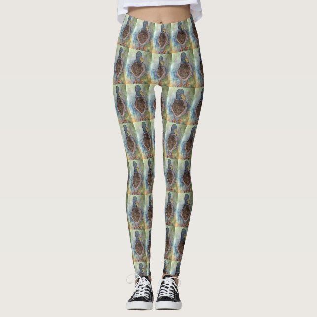 Mallard Duck Leggings (Front)