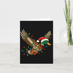 Mallard Duck Light Christmas Hunting Pajama Toddle Card