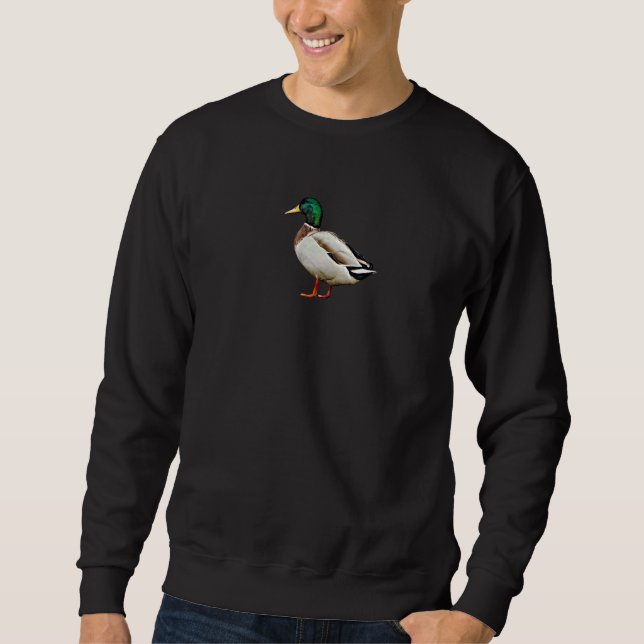 Mallard Duck Male Sweatshirt (Front)