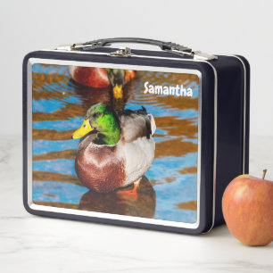 Mallard Duck Metal Lunchbox