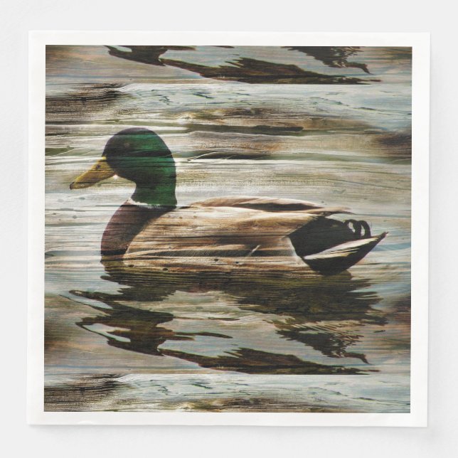 Mallard Duck Napkin (Front)