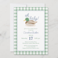 Mallard Duck OH BABY Country Hunting Baby Shower