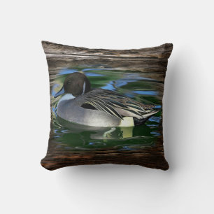 Mallard Duck On Lake Cushion
