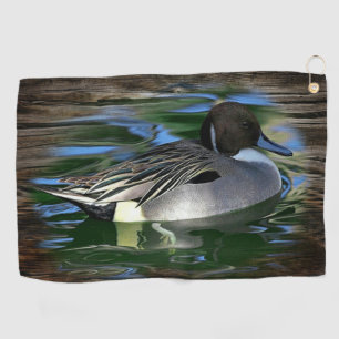 Mallard Duck On Lake Golf Towel
