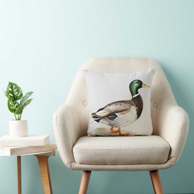 Mallard Duck Painting for Hunters and Outdoorsmen Cushion (Chair)