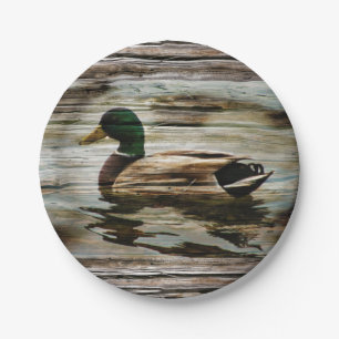 Mallard Duck Paper Plate