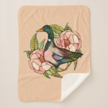 Mallard Duck Peony Nature Lovers                  