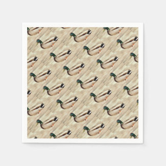 Mallard Duck Photo Napkin