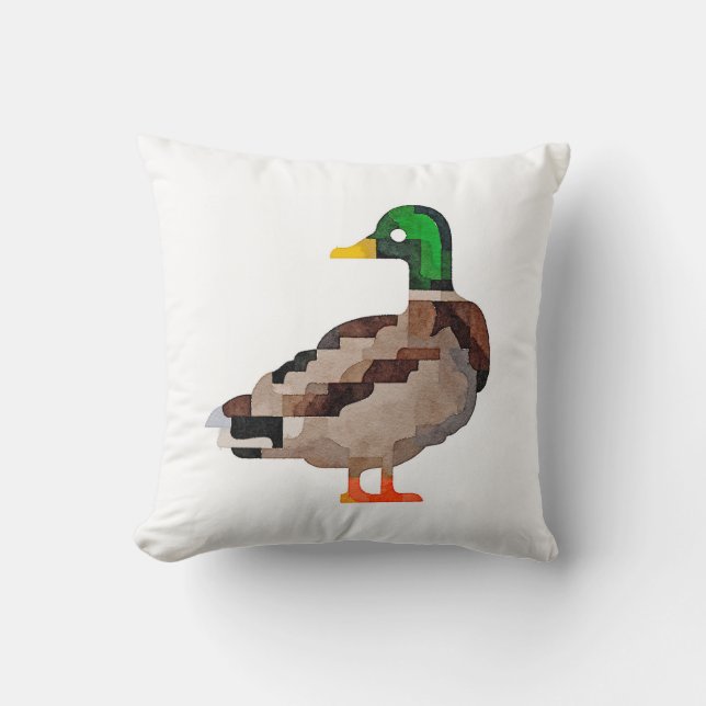 Mallard Duck Pillow (Front)