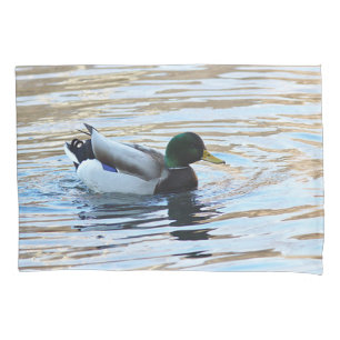 Mallard duck pillowcase
