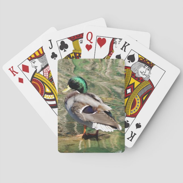 Mallard Duck Playing Cards (Back)