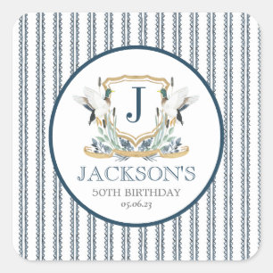 Mallard Duck sticker, mallard party sticker