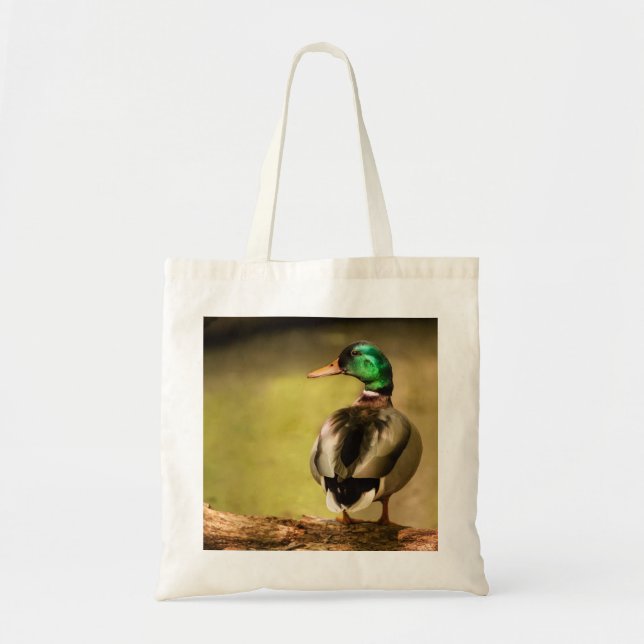 Mallard Duck Tote Bag (Front)