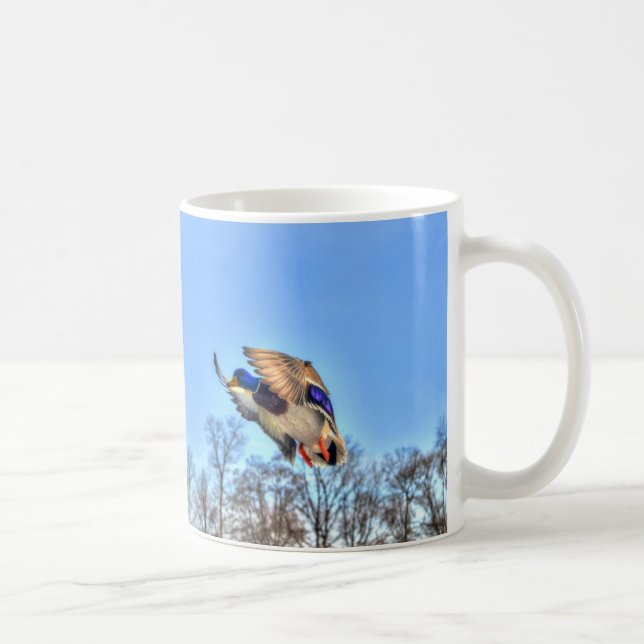 Mallard Duck Wildlife Photo for Bird-lovers Coffee Mug (Right)