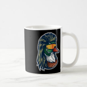 Mallard Duck With Mullet And Gles  Coffee Mug