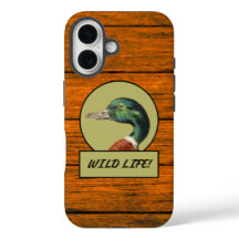 Mallard Duck Wood Grain Case-Mate iPhone Case