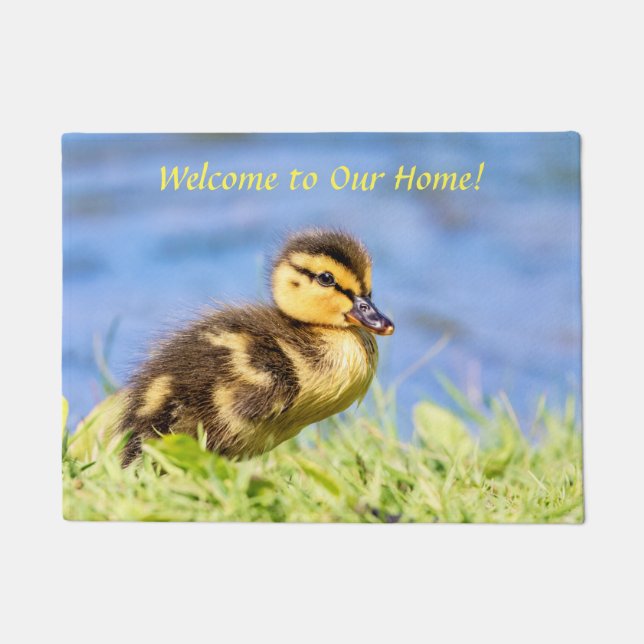 Mallard Duckling Doormat (Front)