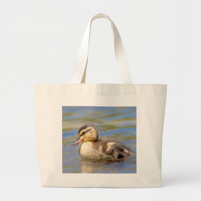 Mallard Duckling Large Tote Bag (Front)