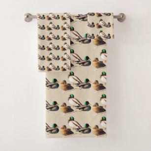 Mallard Ducks Bathroom Accessories Zazzle Co Uk