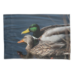 Mallard ducks pillowcase