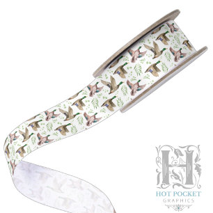 Mallard Ducks Satin Ribbon