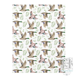 Mallard Ducks Scrapbook Paper
