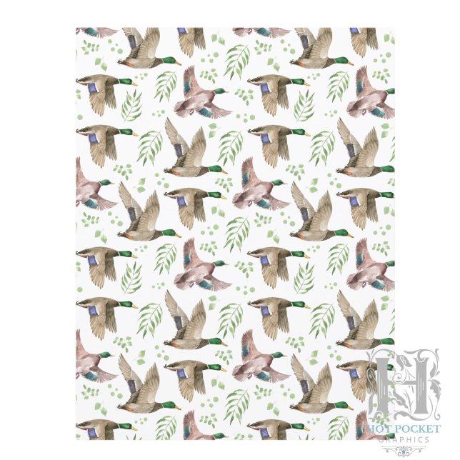 Mallard Ducks Scrapbook Paper (Creator Uploaded)