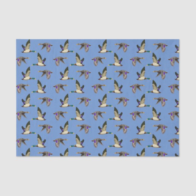 Mallard ducks tissue paper (Front)
